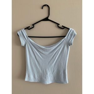 Off the Shoulder Crop Top